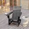 Flash Furniture Gray Adirondack Rocking Chairs with Cupholder, 2PK 2-LE-HMP-1045-31-GY-GG - alternate 6